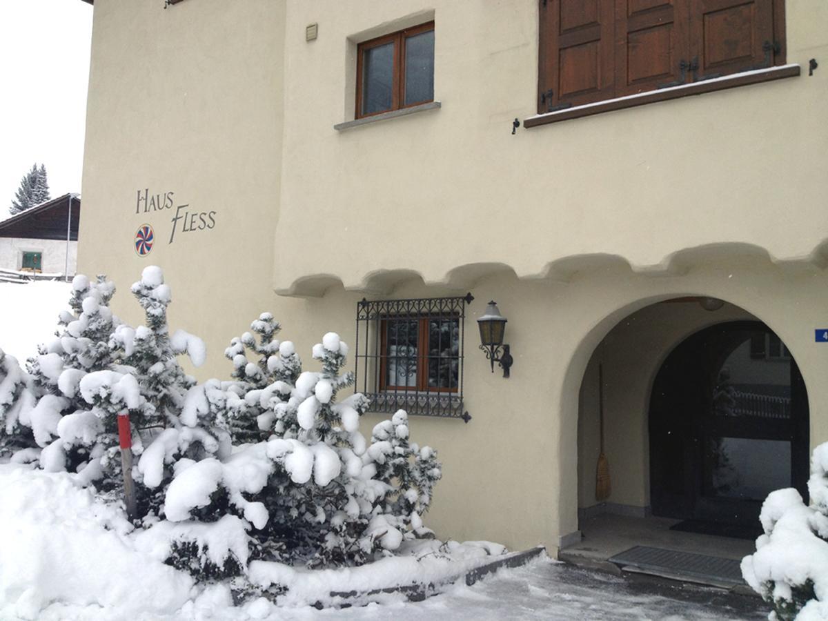 Haus Fless 7 Apartment Klosters Bagian luar foto